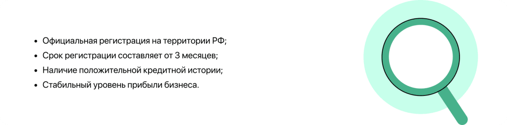 Проверить подходит ли бизнес под минимальные требования