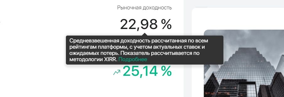 показатель «Ожидаемая доходность» переименован в «Рыночная доходность»